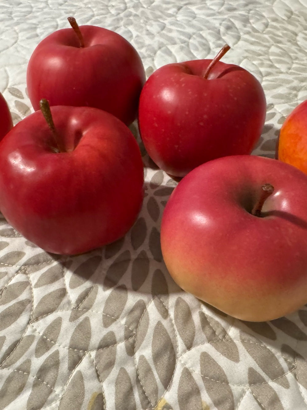 Red Decorative Apple Accents - Home Accents